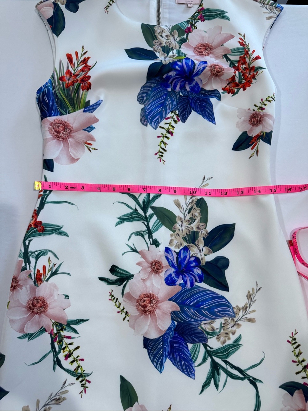 Ted Baker Sharley Jamboree Floral Midi Dress Size 2 - Picture 10 of 12